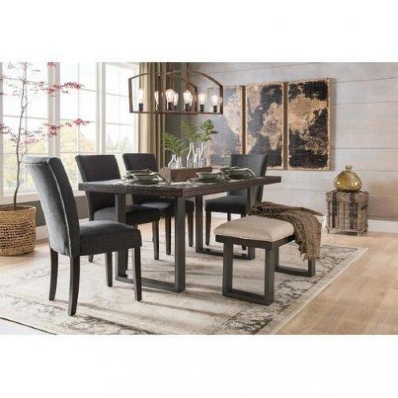 Обідній стіл у стилі Loft NS-1128 780x1400x650 мм Черный