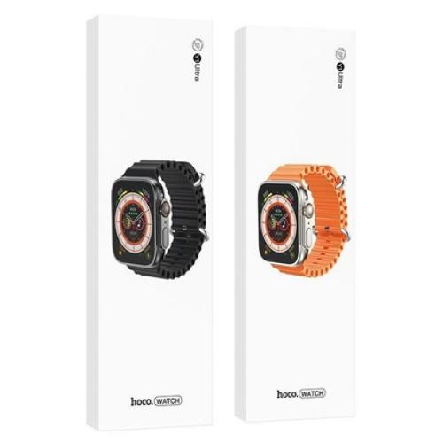 Розумний годинник Smart Watch Hoco Y1 Ultra TFT IP67 230 mAh Android и iOS Black в інтернет супермаркеті PbayMarket!