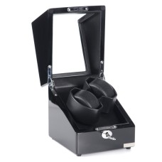 Скринька Salvadore для підзаводу 2 годинників 033/3BB/F9 15,5х17х19 см Чорний