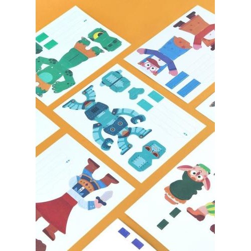 Орігамі рухливий театр 3D Зроби та оживи Mideer MD 4081