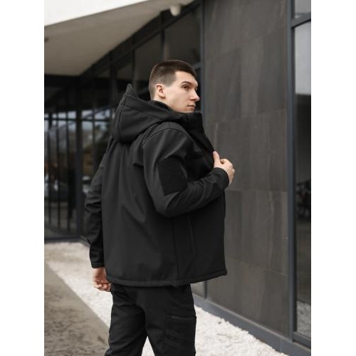 Куртка чоловіча тактична Pobedov Shadow V2 Military 383581 XXXL Чорний (00000007122) Куртка чоловіча тактична Pobedov Shadow V2 Military 383581 XXXL Чорний (00000007122)