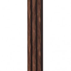 Декоративна стінова рейка Sticker Wall PS 2900x120x12 мм Коричневий (SW-00001745)