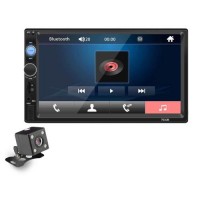 Автомагнітола з сенсорним екраном Lesko 7010B-little WinCE 2DIN та Камера заднього виду SMT 12013/1