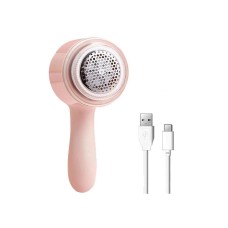 Машинка для стрижки катишків Lint Remover 668 акумуляторна 3 Вт Рожевий