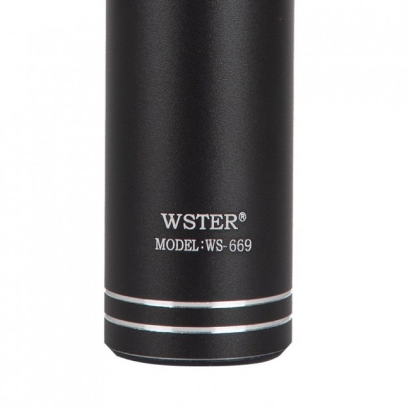 Дитячий мікрофон Wster з функцією караоке USB, microSD, AUX, Bluetooth WS 669 Чорний