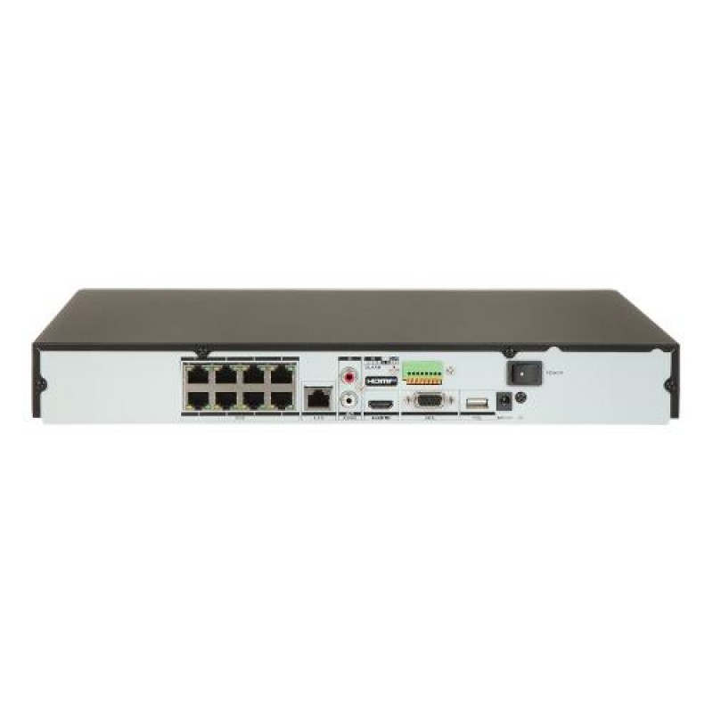 IP-відеореєстратор 8-канальний з PoE Hikvision DS-7608NXI-K2/8P