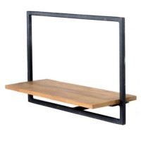 Навісна - настінна полиця у стилі Loft NS-1030 430x400x250 мм Черный Навісна - настінна полиця у стилі Loft NS-1030 430x400x250 мм Черный