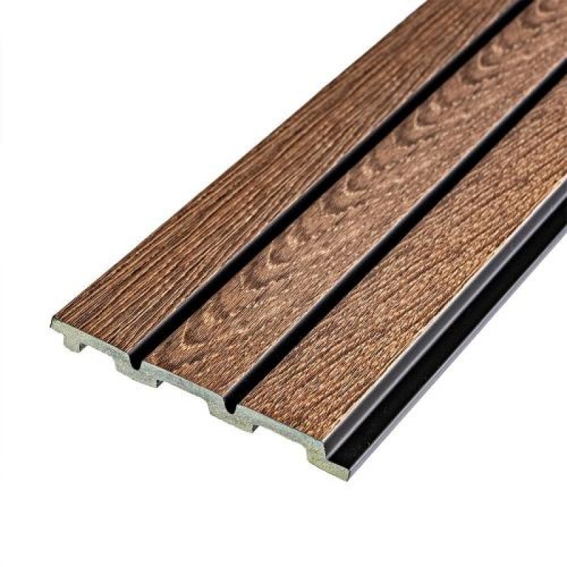 Декоративна стінова рейка Sticker Wall PS 2900x120x12 мм Коричневий (SW-00001739)