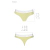 Спортивні трусики-стрінги Passion PS007 PANTIES yellow, size M в інтернет супермаркеті PbayMarket!