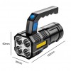 Ліхтар акумуляторний RIAS Multi Fuction Portable Lamp Вологостійкий Black (3_02503)