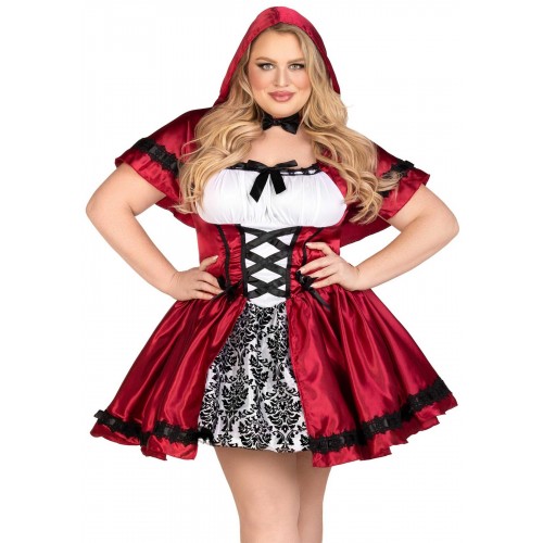 Костюм червоної шапочки Leg Avenue Gothic Red Riding Hood 3X-4X в інтернет супермаркеті PbayMarket!