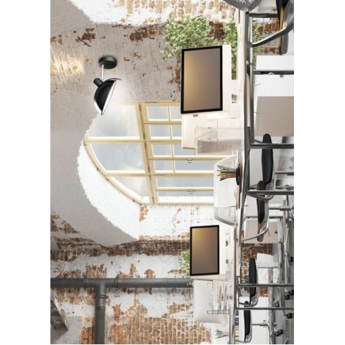 Бра Candellux Durio 30x14.5 см Сріблясто-чорний (21-53589)