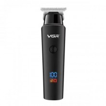 Машинка для стрижки волосся VGR V-937 LED-дисплей акумуляторна IPX5 2000mAh 5W Black