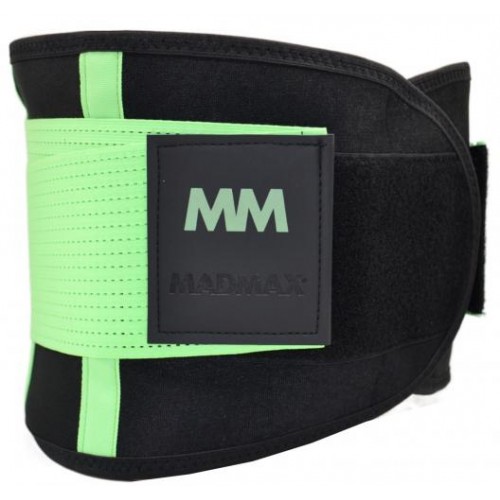 Пояс компресійний MadMax MFA-277 Slimming belt Black/neon green M Пояс компресійний MadMax MFA-277 Slimming belt Black/neon green M