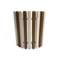 Огорожа світильника для лазні та сауни липа PRO Зебра 33х28 см