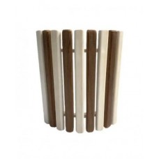 Огорожа світильника для лазні та сауни липа PRO Зебра 33х28 см