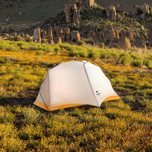 Намет одномісний Naturehike NH21ZP003 220x90x95 см Сіро-жовтий (2328792466) Намет одномісний Naturehike NH21ZP003 220x90x95 см Сіро-жовтий (2328792466)