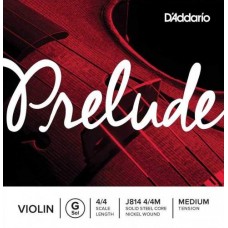 Струна D'Addario J814 4/4M Prelude Violin G String Medium Tension