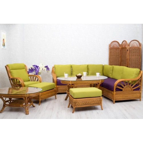 Обідній стіл Асканія CRUZO натуральний ротанг королівський дуб (st0014) Обідній стіл Асканія CRUZO натуральний ротанг королівський дуб (st0014)