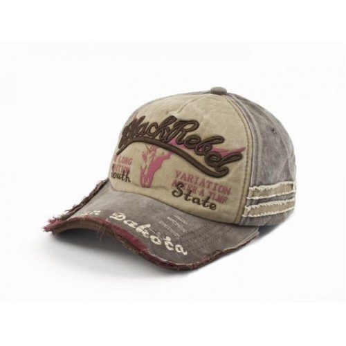 Бейсболка peaked cap Black Rebel Vintage RoAd One size Коричневий Хакі (22791) в інтернет супермаркеті PbayMarket!