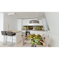 Наклейка вінілова на стіл Zatarga «Зелені Оливки» 600х1200 мм Z180602st