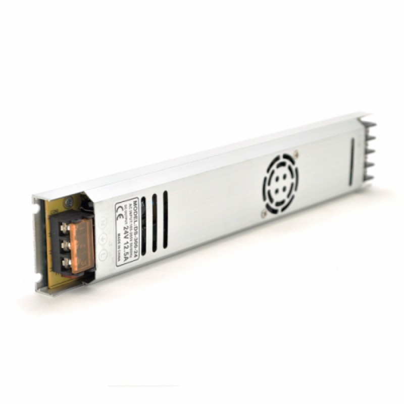 Імпульсний блок живлення NRU DS-300-24 24В 12.5А (300Вт) SLIM