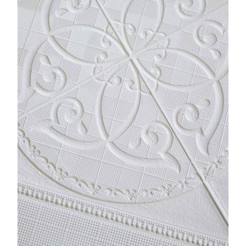 Самоклеюча декоративна 3D панель Loft-Expert білий кристал 700x700x5 мм