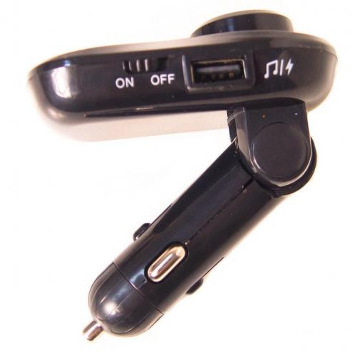 Трансмітер автомобільний FM модулятор CAR78 з Bluetooth Чорний Трансмітер автомобільний FM модулятор CAR78 з Bluetooth Чорний