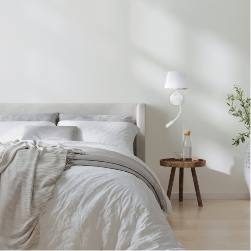 Бра TK Lighting Maja 40x19 см Білий (TK10080)