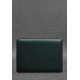 Шкіряний чохол для MacBook 13 дюйм Зелений Crazy Horse BlankNote