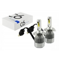 Комплект LED ламп C6 HeadLight H4 12v COB