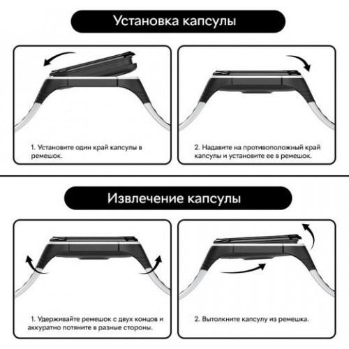 Ремінець MiJobs Double Color для Xiaomi Mi Band 5/6 Black Yellow Ремінець MiJobs Double Color для Xiaomi Mi Band 5/6 Black Yellow