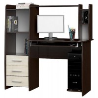 Стіл комп'ютерний Ліра Еверест Венге комбі Стіл комп'ютерний Ліра Еверест Венге комбі