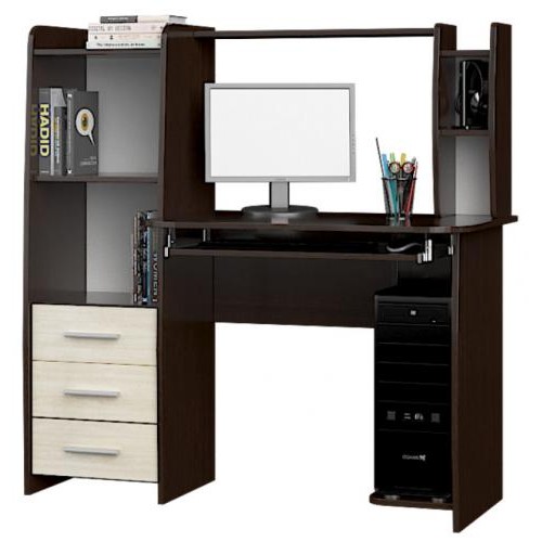 Стіл комп'ютерний Ліра Еверест Венге комбі Стіл комп'ютерний Ліра Еверест Венге комбі