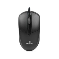 Миша REAL-EL RM-211 Black USB