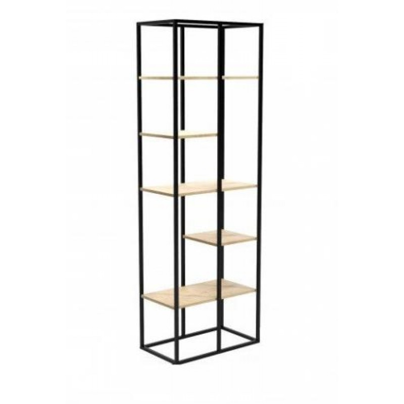 Стелаж для зберігання в стилі Loft NS-1721 2130x700x450 мм Черный