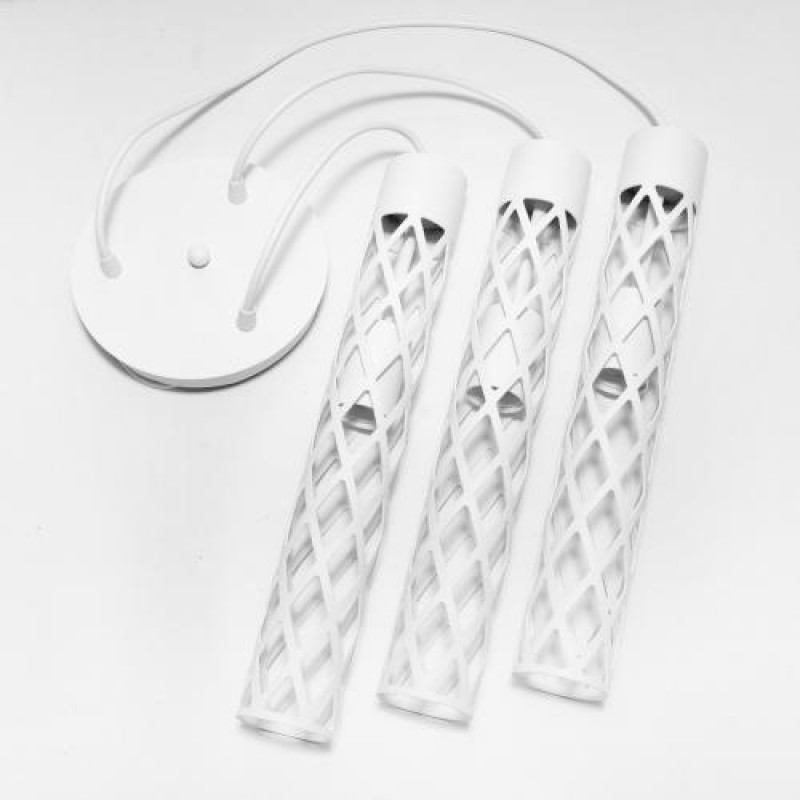 Світильник підвісний MSK Electric Flow у стилі лофт на круглій основі NL 6041-3R WH