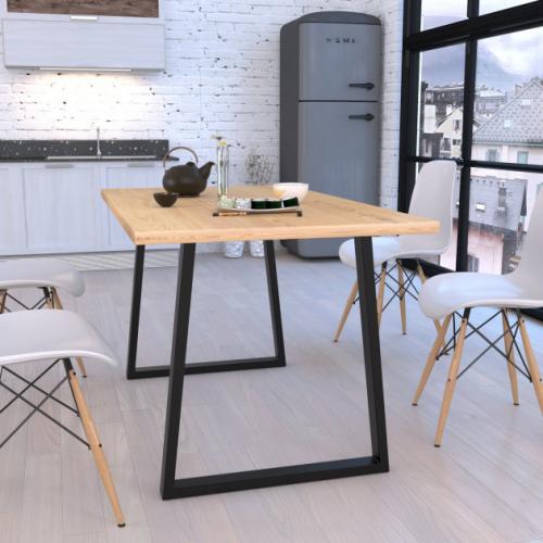 Стіл обідній GoodsMetall в стилі Лофт 1200х760х800мм Шанкар Стіл обідній GoodsMetall в стилі Лофт 1200х760х800мм Шанкар