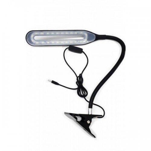 Лампа JL 24 LED світлодіодна на прищіпці від USB LED 206 Чорний