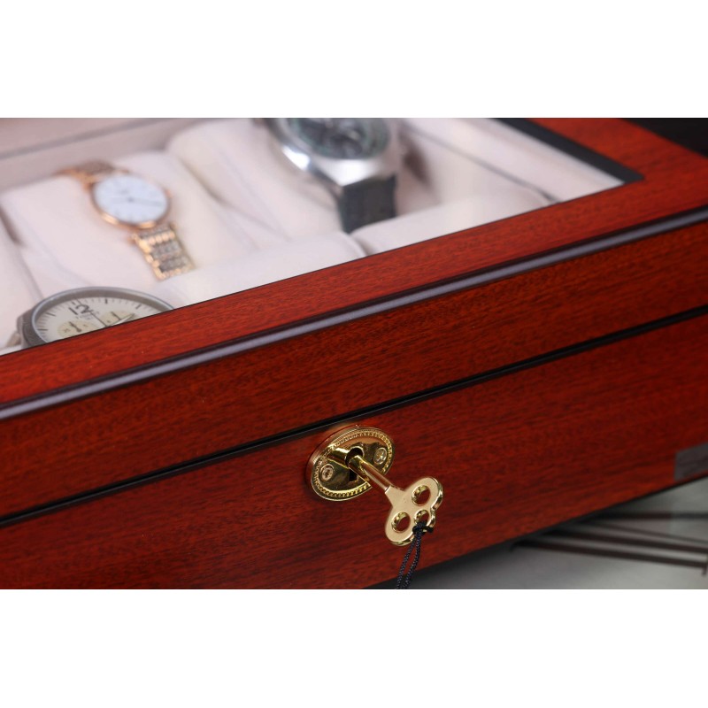 Шкатулка для зберігання годинників Salvadore Бордо WB/2105/8.C