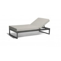 Пляжний шезлонг у стилі Loft NS-1409 430x2000x700 мм Черный