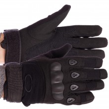 Тактичні рукавички з закритими пальцями і посилив. протектор OAKLEY BC-4623 (р-р L) Чорний (PT0153)