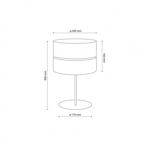 Настільна лампа TK Lighting Nicol Чорний (TK5124) Настільна лампа TK Lighting Nicol Чорний (TK5124)