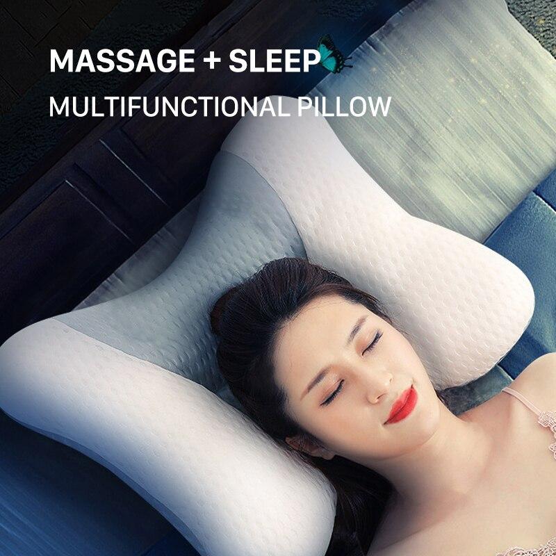 Подушка масажер для шиї Benbo А-3 Сірий (1886927891)