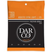 Струни для акустичної гітари Martin D210 Darco Phosphor Bronze Extra Light Acoustic Guitar Strings 10/47