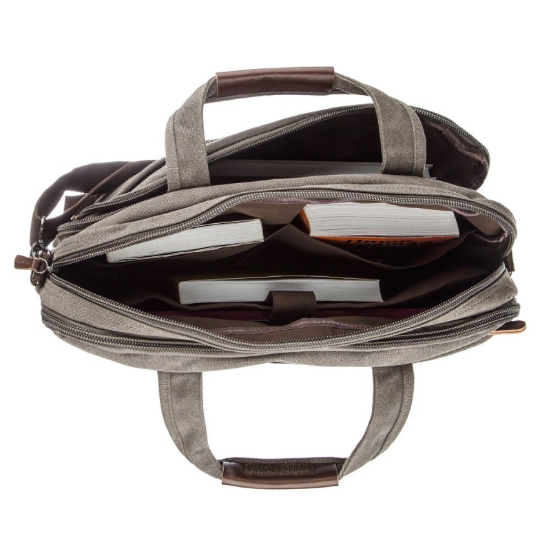 Сумка для ноутбука 15.6 Vintage 20087 Сіра