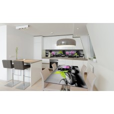 Наклейка вінілова на стіл Zatarga «Чорне каміння» 650х1200 мм Z180540/1st