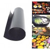 Тефлоновий килимок для гриля No Brand BBQ grill sheet з антипригарним покриттям 33x40 см Чорний (2104618536)