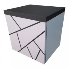 Тумба пластикова підвісна The MIX Chaos black 50х50х42 см