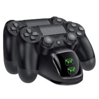 Комплект джойстиків і зарядний пристрій OPT-TOP для пристроїв PS4 V2 Чорний (2104618557)